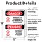 Signmission Propane Gas Flammable No Smoking Danger Sign, Plastic, 12in W x 18in L, 2PK OS-2PACK-DS-P-1218-VS-1539 - alternate 8